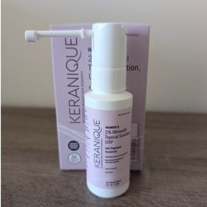 Keranique Womens 2% Minoxidil Topical Solution Hair Regrowth Treatment 2oz 60ml